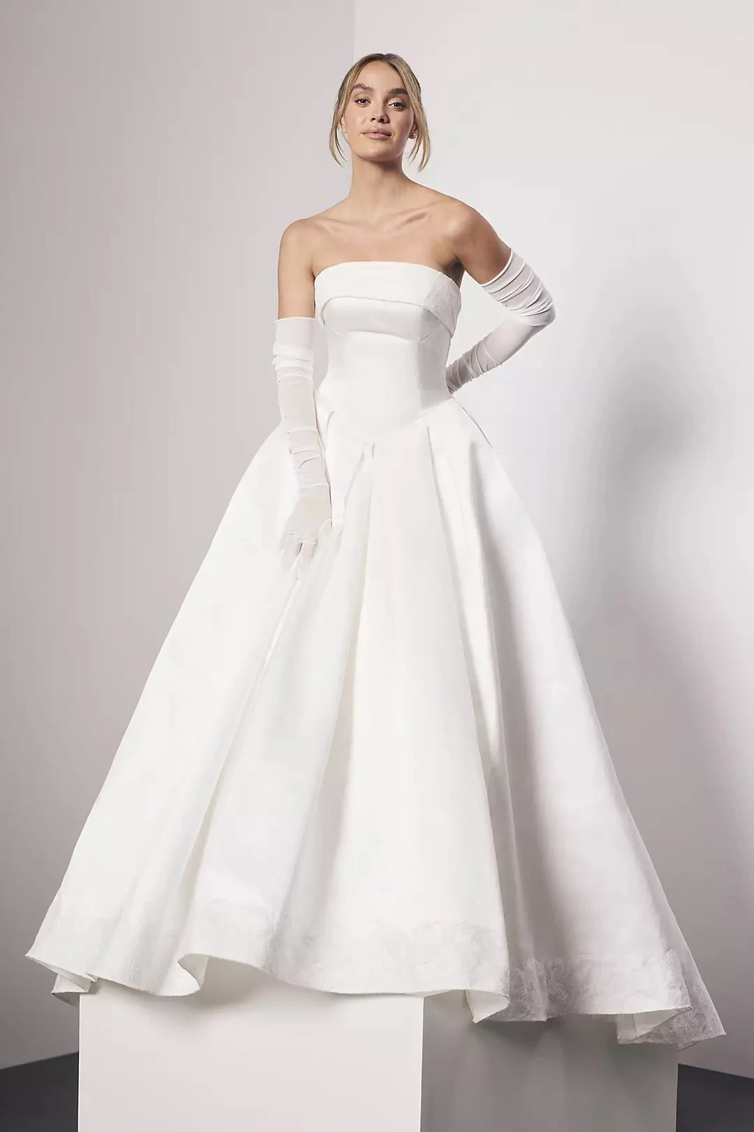 Strapless white ball gown from Vera Wang Bride for David's Bridal Spring 2027